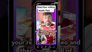 Reaction videos made fast on your iPhone