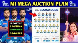 IPL 2025 - MI Mega Auction Strategy | How MI Used 45 Crores In Auction | Only On Cricket |