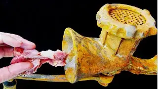 Antique 1905 Meat Grinder Restoration :: It took 1 week and an accident