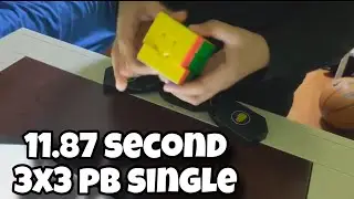 [outdated]11.87 Second 3x3 Cube Single! [PB]