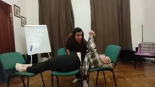Каталептический мост. Ученица выполняет впервые