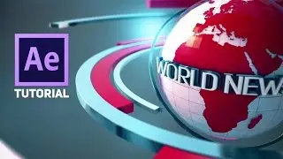 Adobe After Effects 3D Broadcast News Open Tutorial | Element 3D