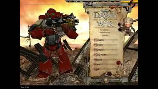 Dawn of War Menu