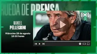 🚨 DIRECTO | Rueda de prensa de Manuel Pellegrini previa al #RealBetisFCKryvbas ⚽💚