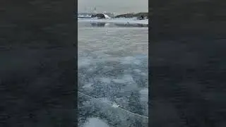 Do you think the ice will crack under my feet?