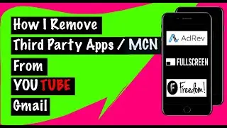 [ 3RD ]PARTY APPS [ MCN ] :How to Remove from GMAIL | YOUTUBE using iPad iPhone | iPhone Engine