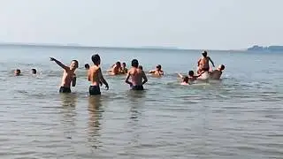 Купание в Обском водохранилище