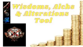 [PoE 3.14] Tool for more Alts, Wisdom, & Alchs. Path of Exile Ritual League