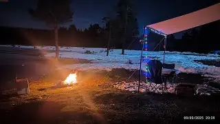 Karavanımızla karlar içinde ev konforunda sıcacık kış kampımız. Winter camping