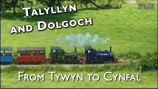 Talyllyn and Dolgoch: Tywyn to Cynfal from the slopes of Craig Fach Goch