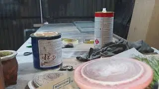 Aplicação de zarcão em Metalon