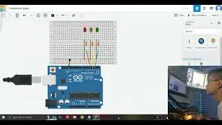 Serial Monitor Project using Tinker CAD