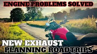 Honda NX500 | Problem solved | New exhaust | Planning a road trip ..