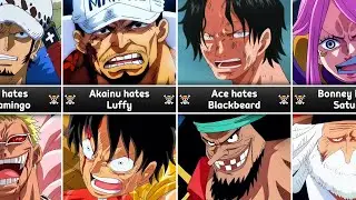 One Piece Characters that Hates Each Other