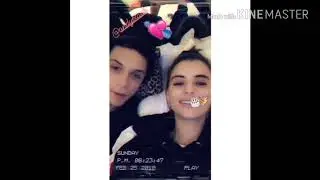 Andy Biersack & Juliet Simms via Juliet IG story's