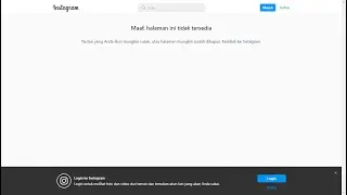 Cara Mengatasi Tidak Bisa Masuk/Login Instagram di PC. 100% WORK !!!