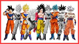 Goku (JUS) All Transformations - MUGEN JUS CHARACTER