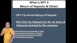 Form DPT-3 Applicability, Time Limit, Filing, Late Fees and Penalty