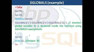 12. PHP & MySQL | Superglobals in PHP Part I