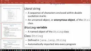 Java Programming 1 - Chapter 7 Lecture - Spring 2021