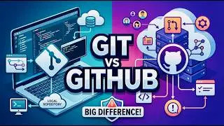 Git vs GitHub Difference Explained in Hindi