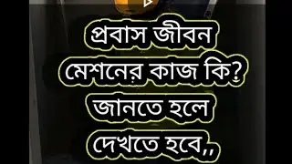 প্রবাস জীবন,  সৌদি আরব, মেশনের কাজ,
