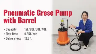 Air Operated Pneumatic Grease Oil Pump with Barrels