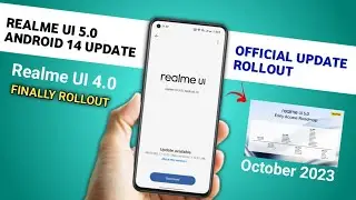 Realme UI 5.0 update & Realme UI 4.0 Update October 2023 | new Updates & Reviews
