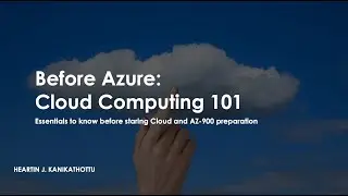 Before Azure: Cloud Computing 101 (Getting ready for AZ-900)