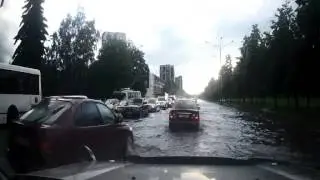 Новокузнецк после ливня 18 июня 2014 г.