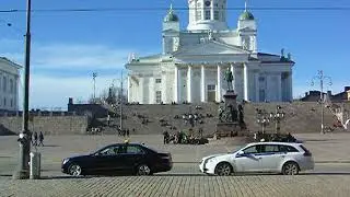 Хельсинки. Памятник Российскому императору Александру 2