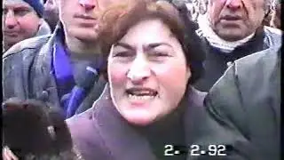 Разгон митингов в Тбилиси 02 02 1992 год