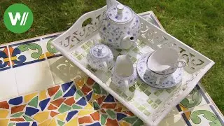 Mosaic art - this is how a mosaic table is created!