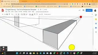 Google Drawing - Two Point Perspective Cubes with 1-2-3 Shading