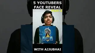 TOP 5 YOUTUBER FACE REVEAL IN 30 SECOND PART- 2 || AJJUBHAI FACE REVEAL || RAISTAR, WHITE FF 