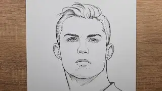 Adım Adım Cristiano Ronaldo Nasıl Çizilir Kolay Karakalem Ronaldo Çizimi