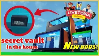 Secret vault in new Aquarium House in Livetopia | #Roblox