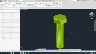 How to use Autocad 2020 - Modelling Bolts