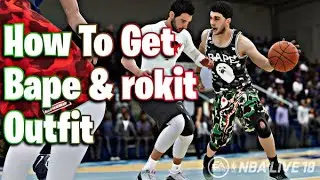 NBA LIVE 19 HOW TO GET BAPE AND ROKIT OUTFITS IN (2023)