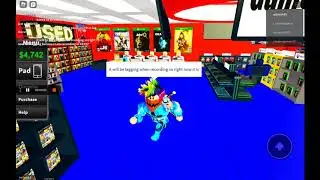 testing Roblox game store tycoon on Lenovo tab M10 fhd plus