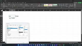 How to cross out text in Excel