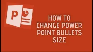 HOW TO CHANGE POWER POINT BULLETS SIZE | ppt bullets size |PPT BULLETS SIZE