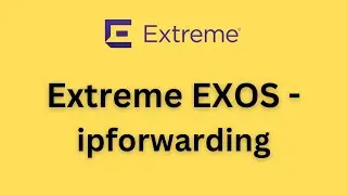 EXOS - How to use ipforwarding - Routing between Vlans