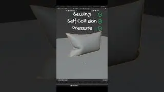 Как сделать подушку в блендере  #blender3d#3dmodeling #tutorial #blendertutorial #3d