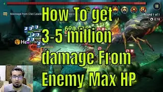 How Do More Damage With Enemy Max Hp (Attack) - Raid Shadow legends (Hindi)