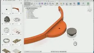 Add a tnut using combine in Fusion 360