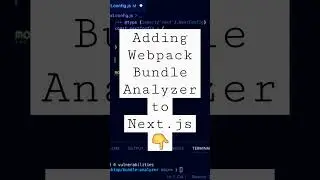 How to Add Webpack Bundle Analyzer to Next.js
