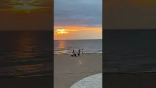 Рассвет над Каспийским морем