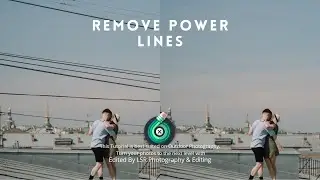 How To Remove Power Lines | Remove Power Lines from any Photo in Photoshop | Photo Editing Tutorial