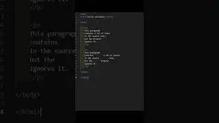 paratag. html tutorial #coding #shorts #html